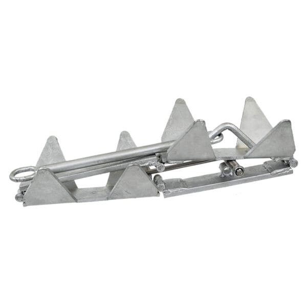 Box Anchor Hot-Dipped Galvanized Steel Fold-and-Hold Anchor, 19 lb. - Image 2