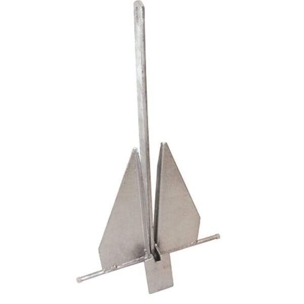 #13 Fluke-Style Galvanized Boat Anchor, 14 lbs.