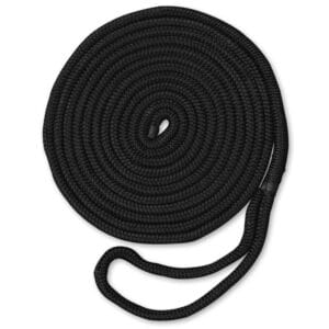 Dockmate Premium Double Braid Nylon Dock Line, 3/8" x 15'
