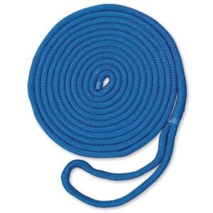 Dockmate Premium Double Braid Nylon Dock Line, 1/2" x 15'