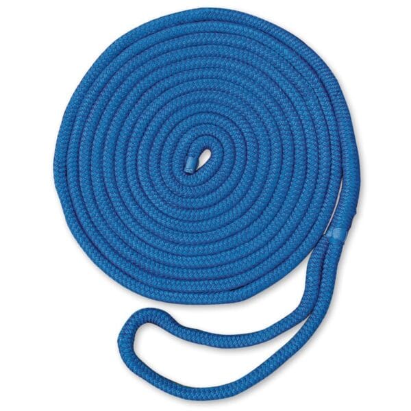 Dockmate Premium Double Braid Nylon Dock Line, 1/2" x 15'