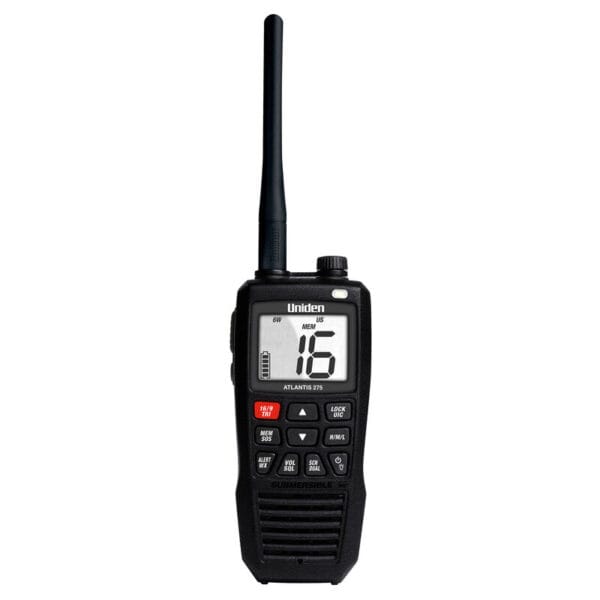 Uniden Atlantis 275 Handheld Two-Way Floating VHF Marine Radio