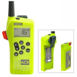 ACR SR203 GMDSS Survival Radio w/ Replaceable Lithium Battery
